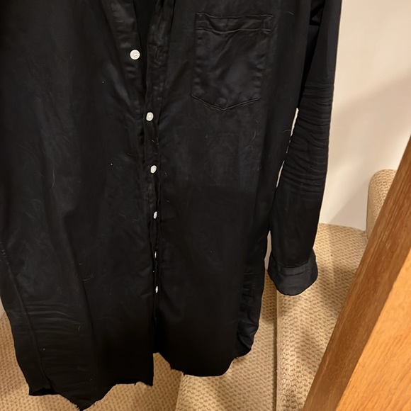 Frank & Eileen Mary Classic Shirtdress Famous Denim Black - Picture 3 of 11